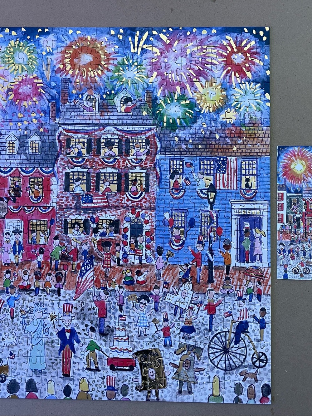 GALISON Micheal Storrings 250th Anniversary Celebrate The USA 500pc Puzzle - Picture 5 of 6